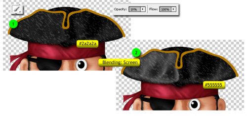 آموزش طراحی کاراکتر کارتونی دزد دریایی در فتوشاپ